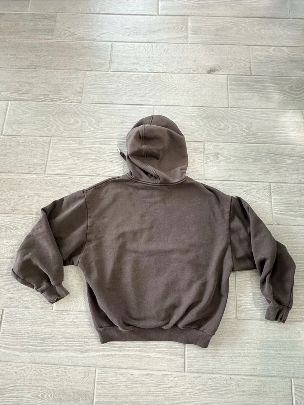 ALO YOGA Accolade Hoodie in Dark Brown Espresso GUC